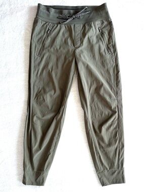 Athleta Trekkie North Joggers, Olive Green, Size 0P